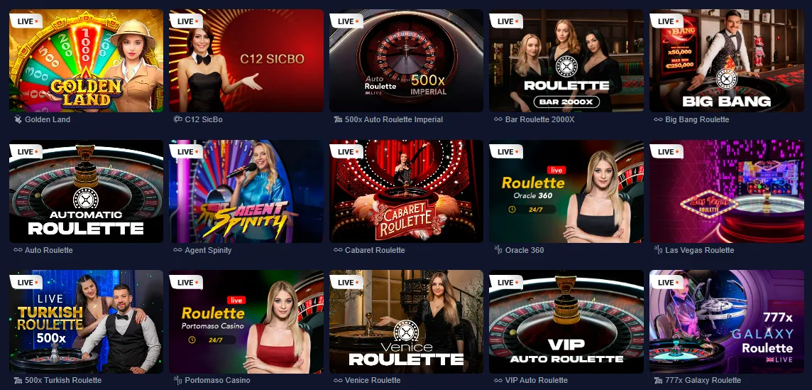 luckyspy casino live games